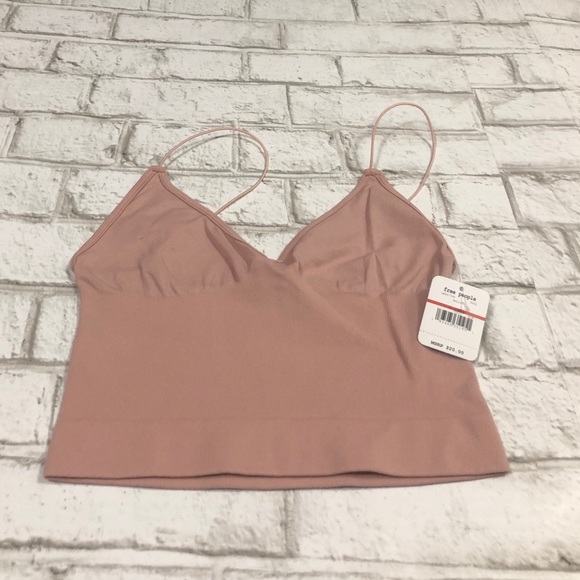 1 LEFT! Free People Intimately Ribbed V-Neck Brami - Picture 7 of 11